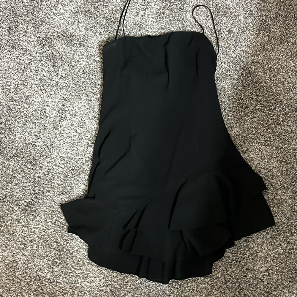 black lucy in the sky hoco dress